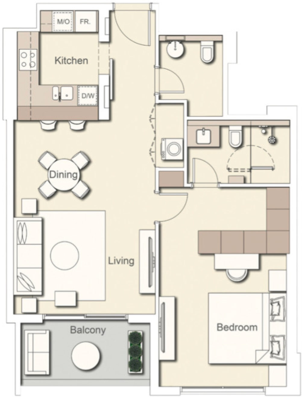 Ellington Wilton Terraces II – Apartments for Sale in Dubai MBR City